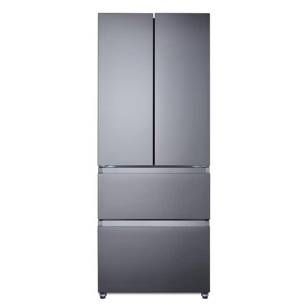 Summit FDRD152PL 28" Wide 14.8 Cu. Ft. French Door Refrigerator